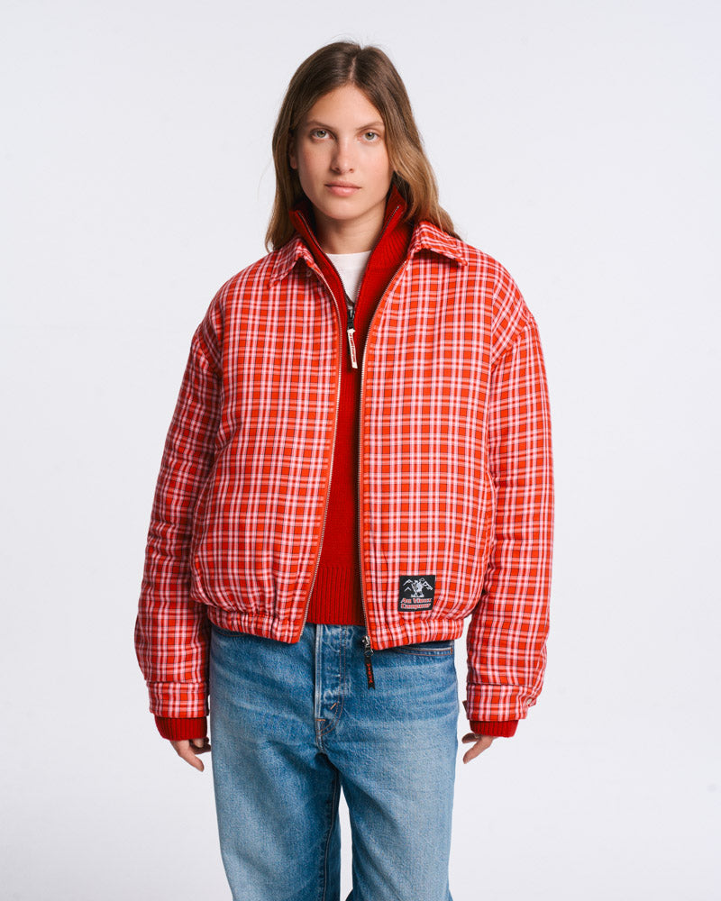 Au Vieux Campeur - Paid Leave - Claudine Carreaux Jacket - Pink