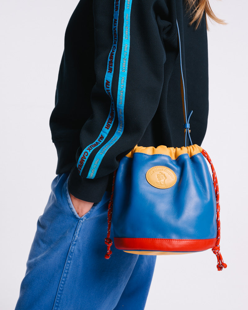 Au Vieux Campeur - Congés Payés - Sac Grimpeur - Bleu Jaune & Rouge