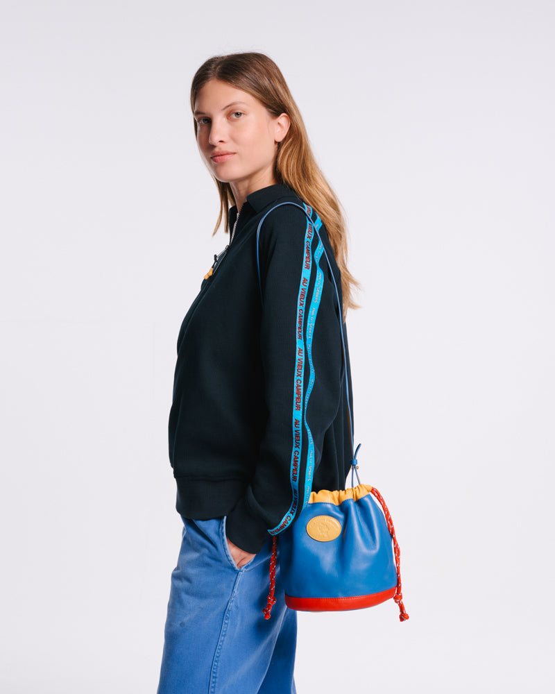 Au Vieux Campeur - Congés Payés - Sac Grimpeur - Bleu Jaune & Rouge