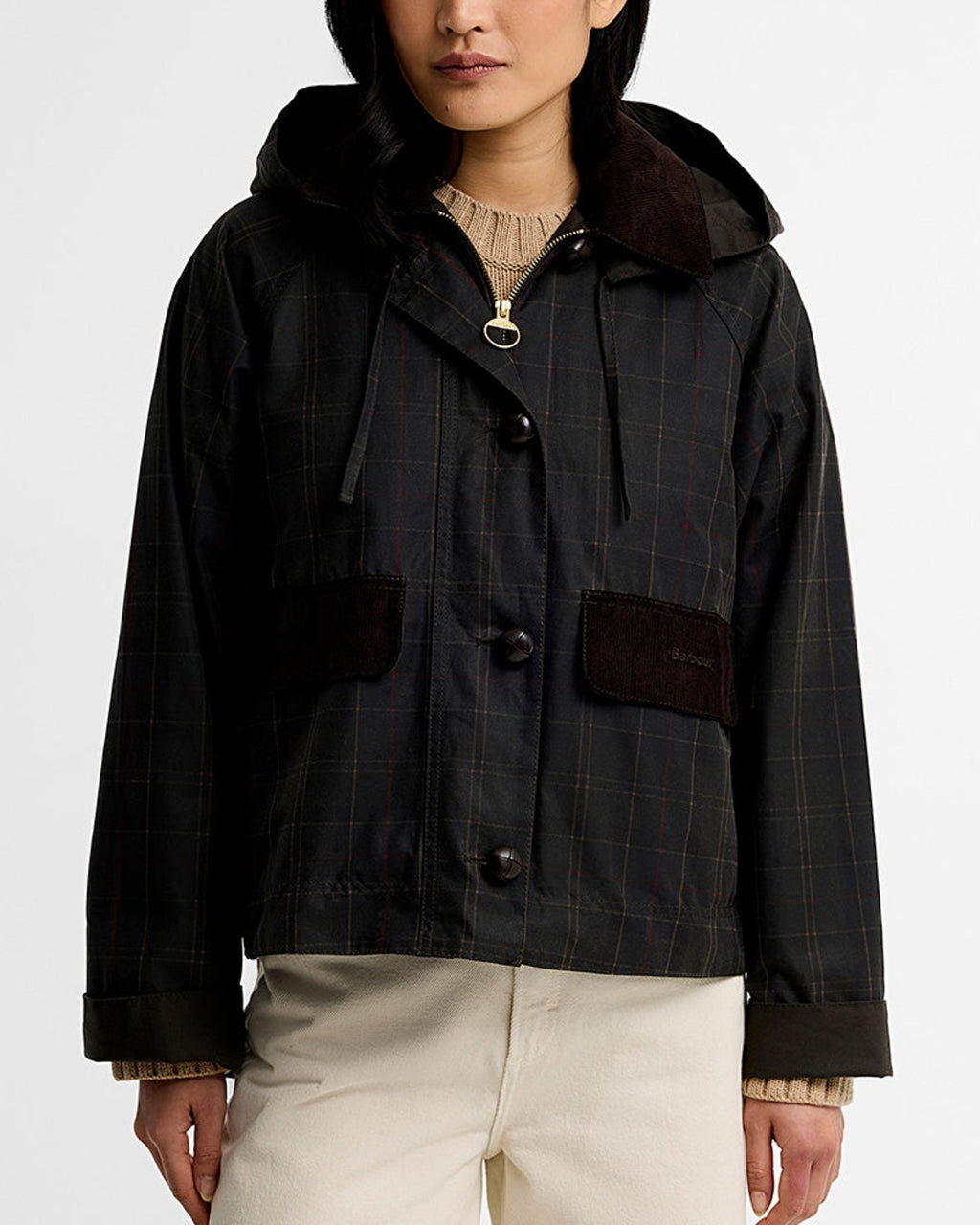 Barbour - Veste Adina Checked Wax - Tartan