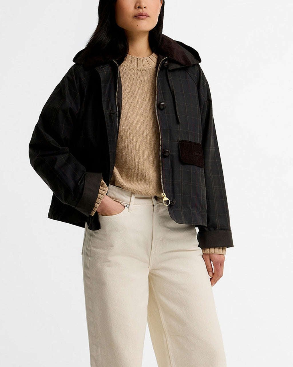 Barbour - Veste Adina Checked Wax - Tartan
