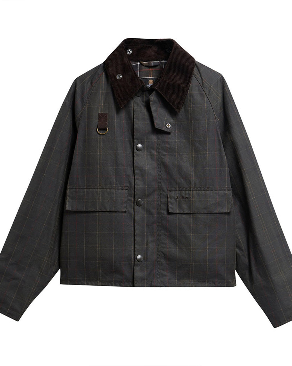 Barbour - Spey Wax Tartan Jacket - Black
