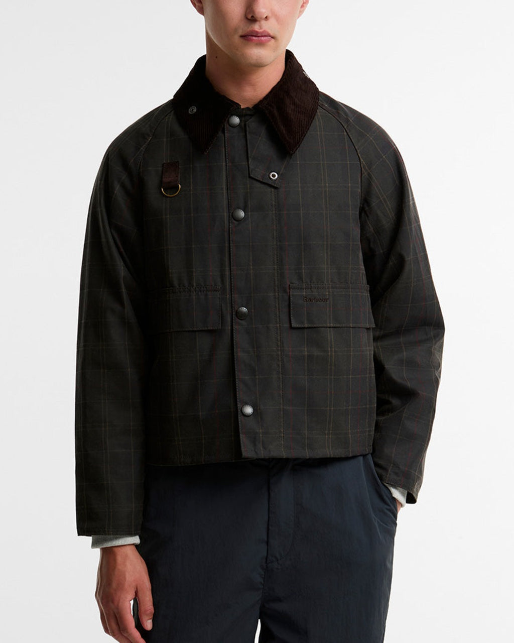 Barbour - Spey Wax Tartan Jacket - Black