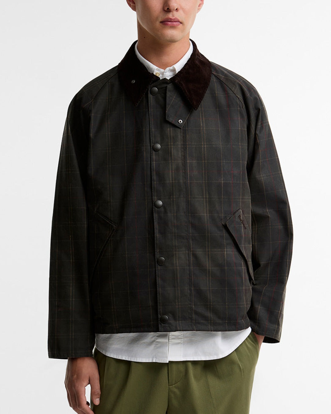 Barbour - Wax Tartan Transport Jacket - Black