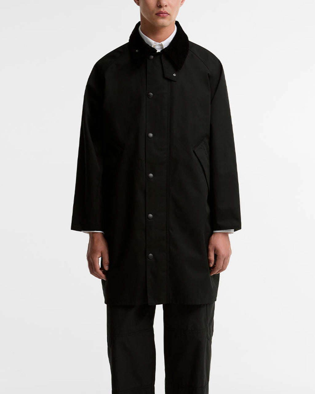 Barbour - Manteau Long Transport - Noir