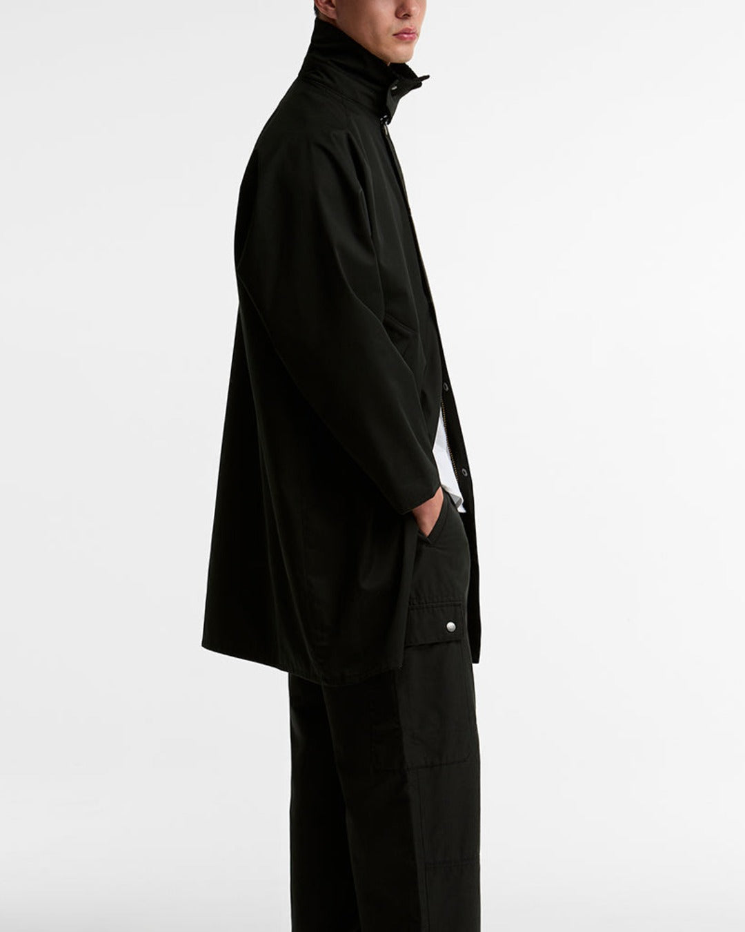 Barbour - Manteau Long Transport - Noir