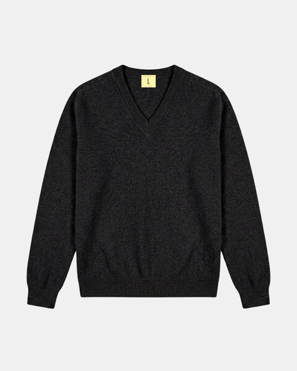 Nitto Knitwear - Armen V-Neck Sweater - Charcoal
