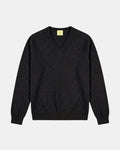 Nitto Knitwear - Armen V-Neck Sweater - Charcoal