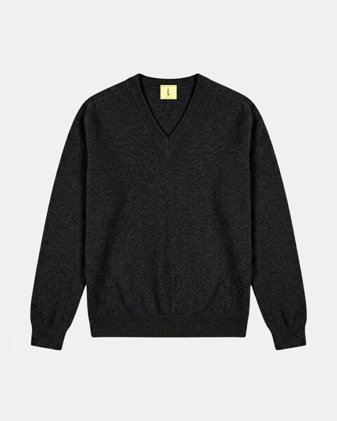 Nitto Knitwear - Pull Armen Col V - Charcoal