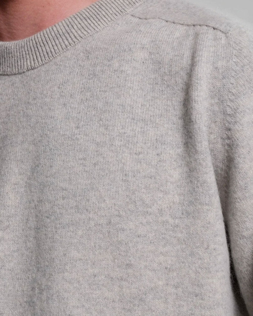 Nitto Knitwear - Pull Armen Col Rond - Silver