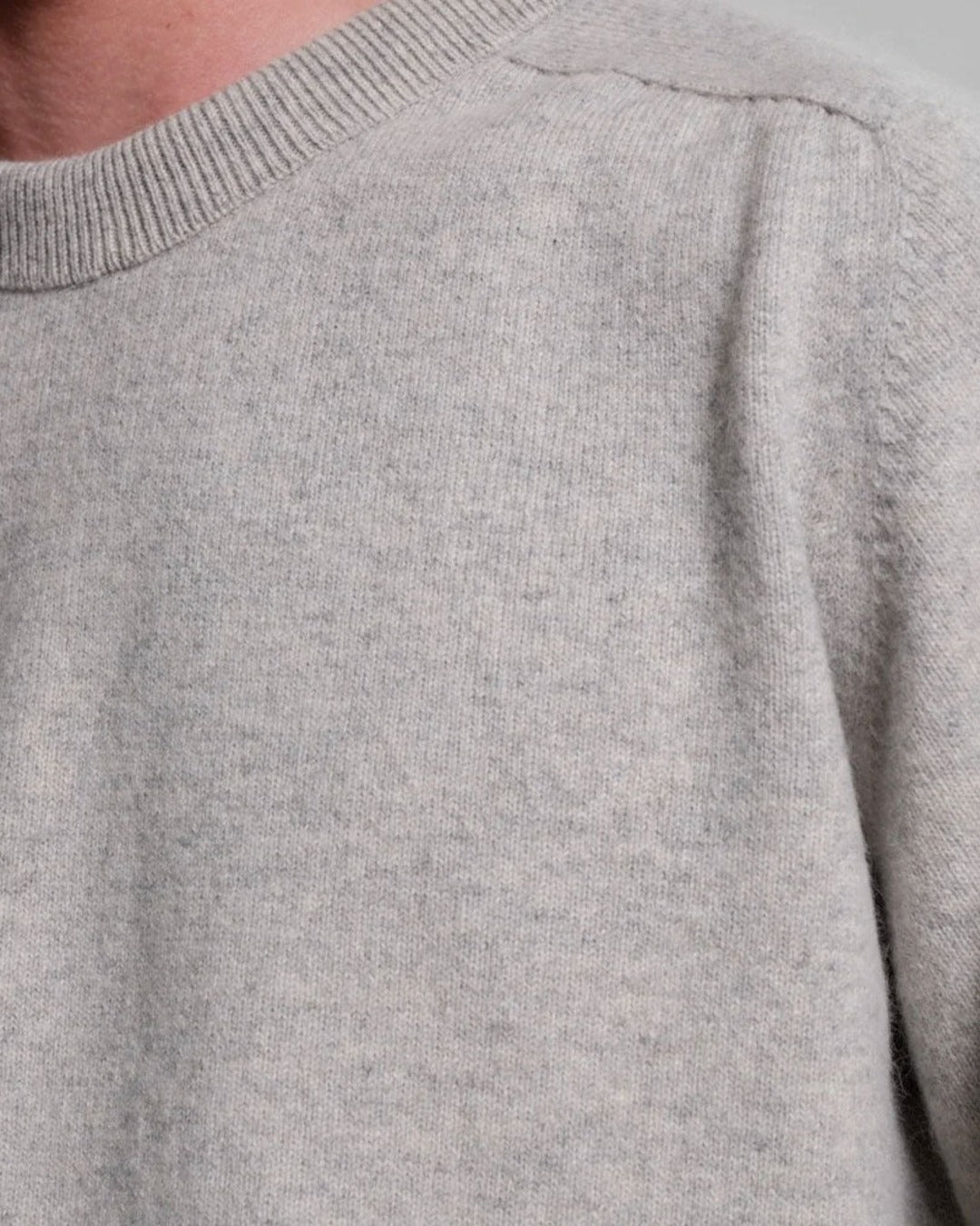 Nitto Knitwear - Pull Armen Col Rond - Silver