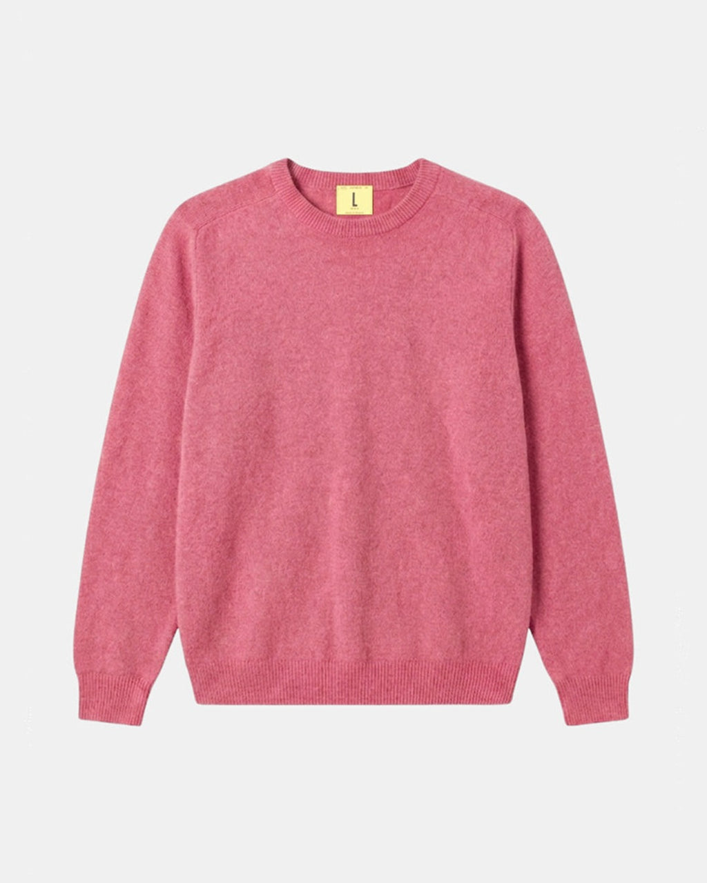 Nitto Knitwear - Armen Round Neck Sweater - Lipstick Rose