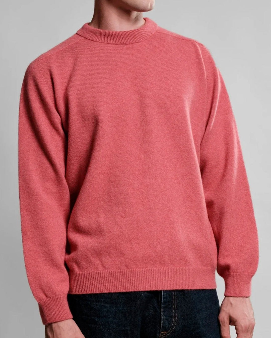 Nitto Knitwear - Pull Armen Col Rond - Rose Lipstick
