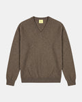 Nitto Knitwear - Pull Armen Col V - Mocha