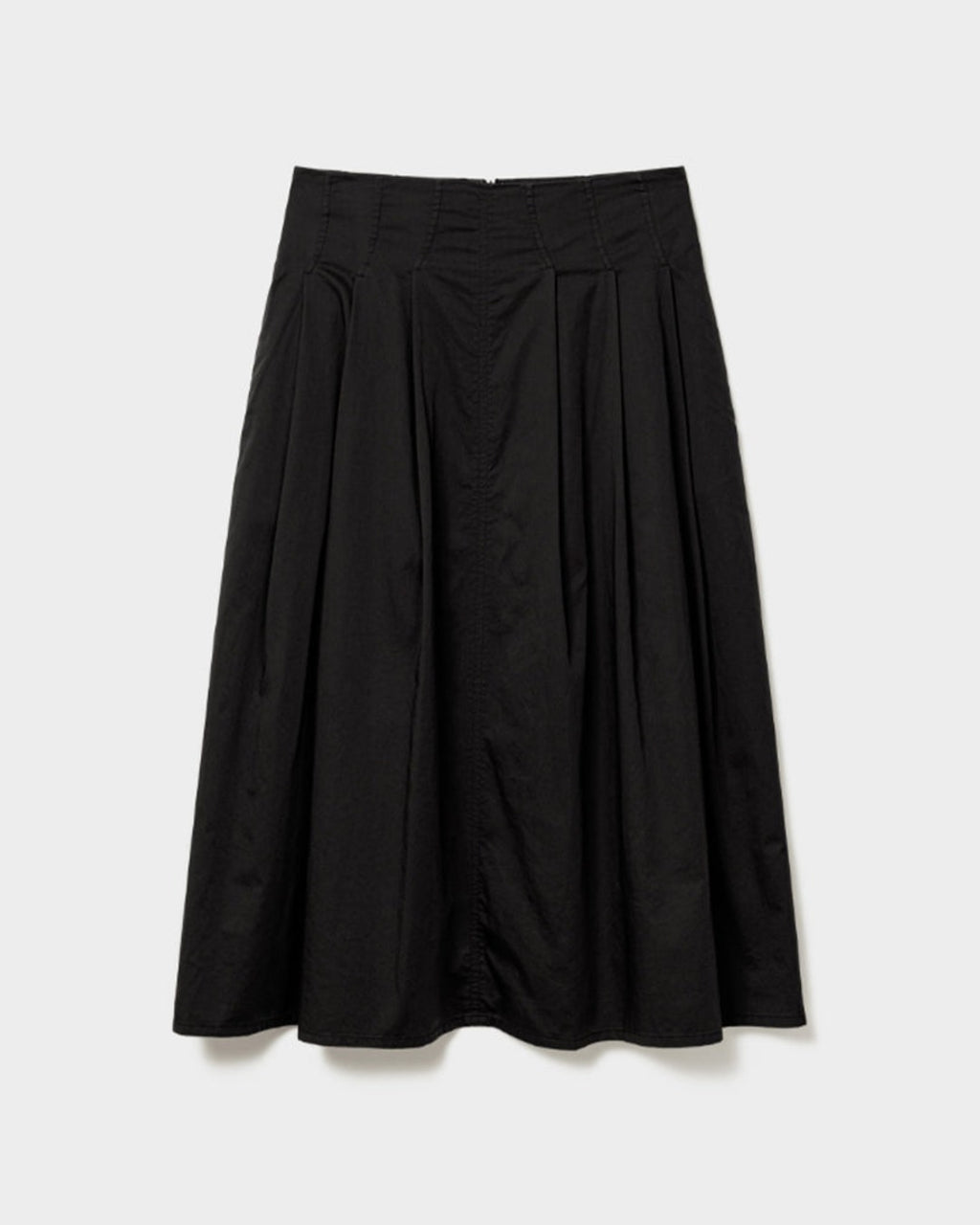 Low Classic - Jupe Longue Tucked - Charcoal
