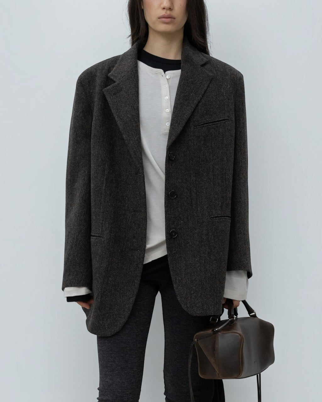 Low Classic - Veste Oversize - Marron
