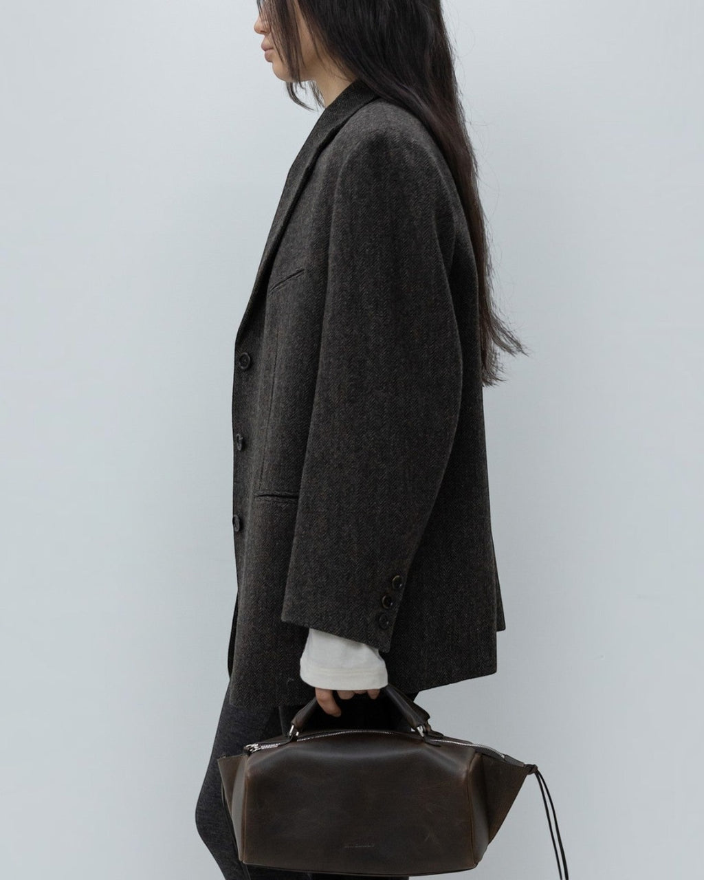 Low Classic - Veste Oversize - Marron