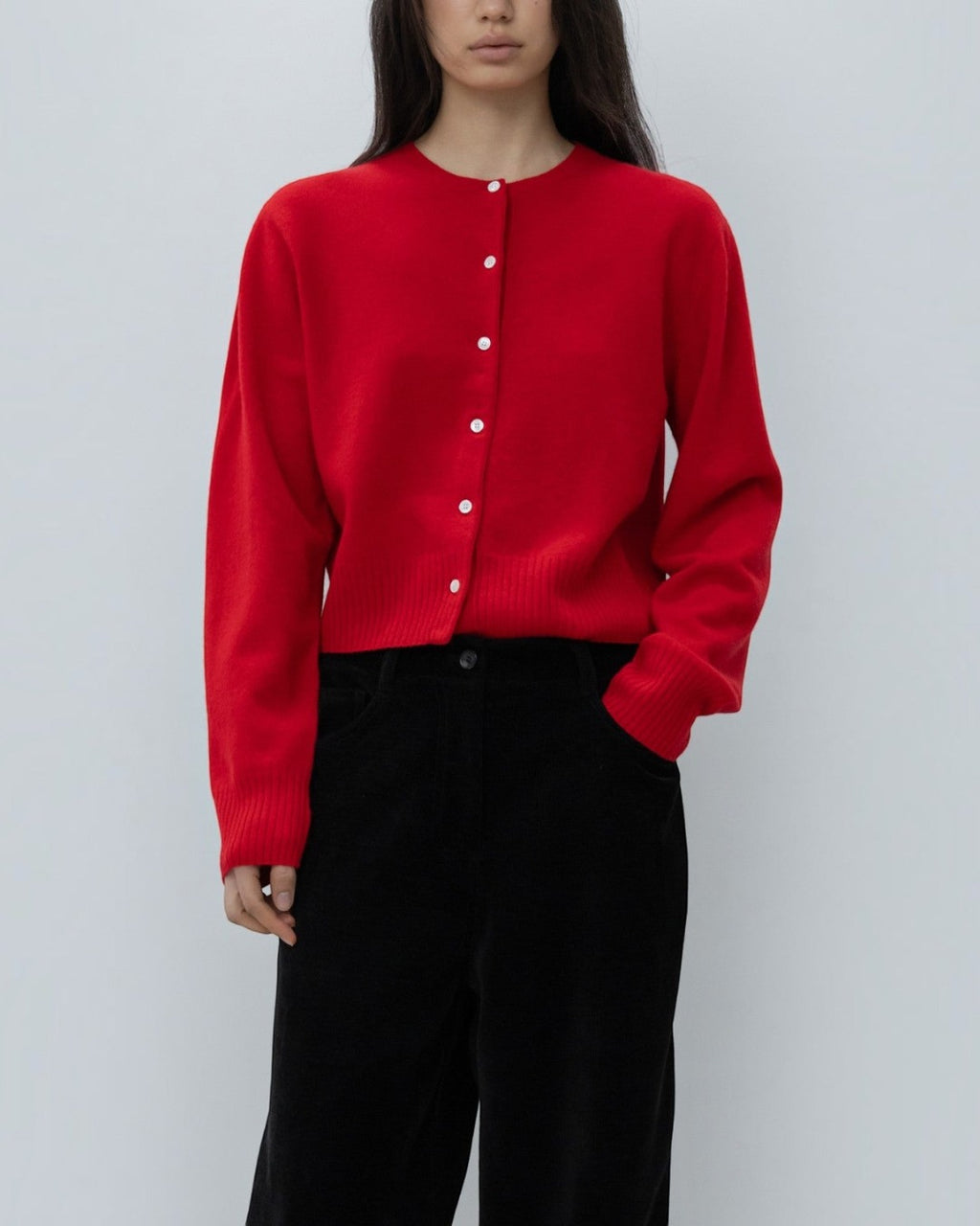 Low Classic - Short Cardigan - Red