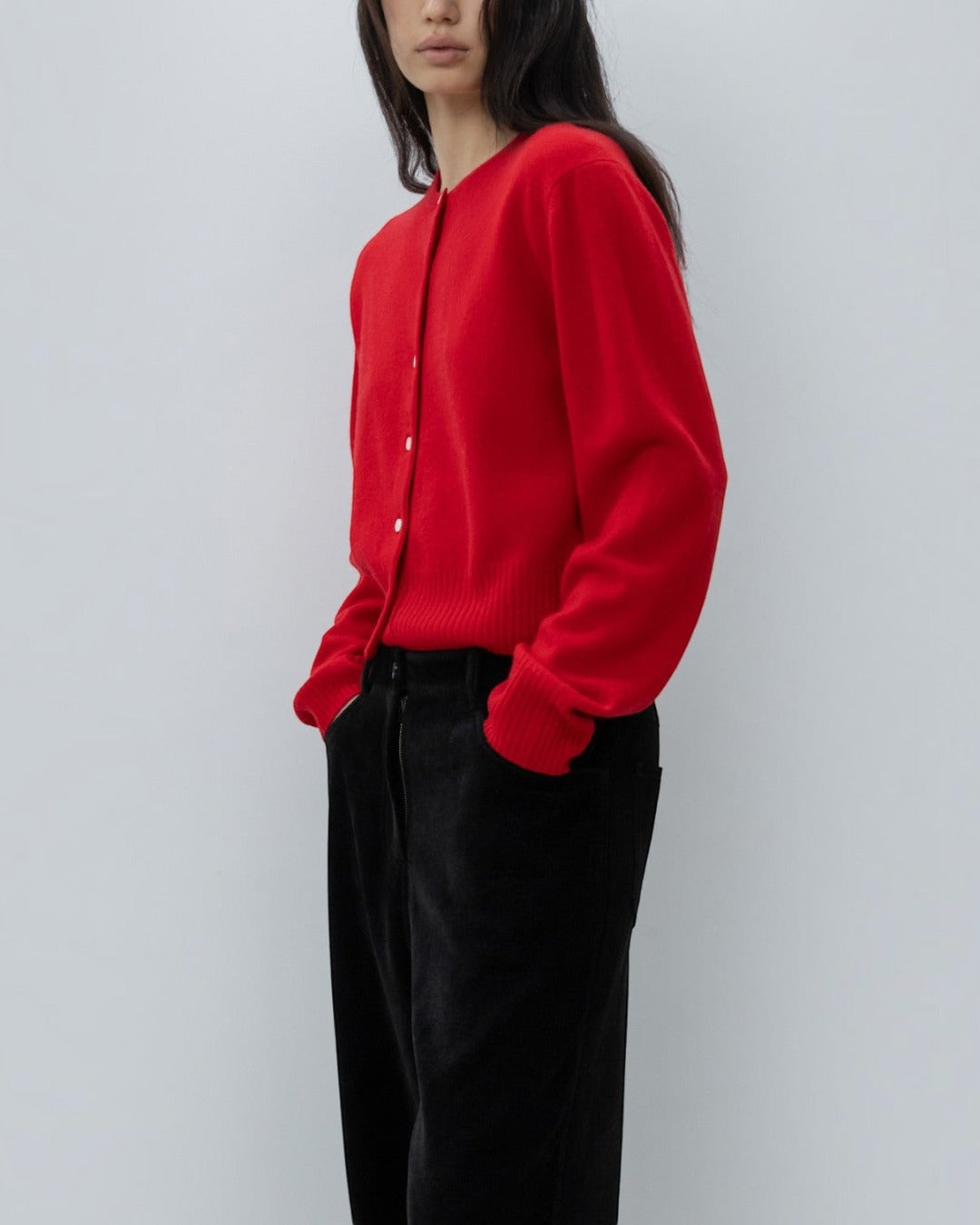 Low Classic - Short Cardigan - Red