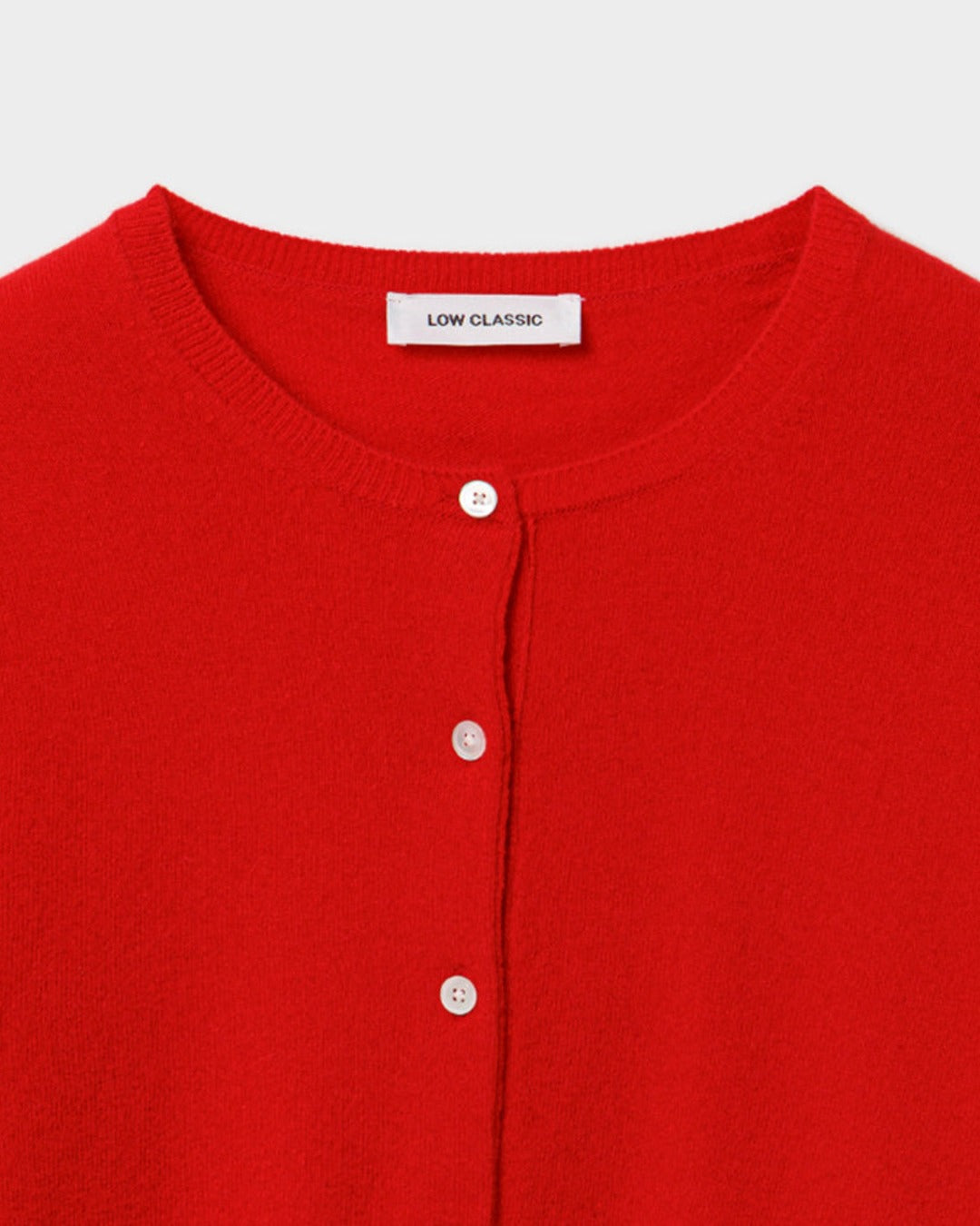 Low Classic - Short Cardigan - Red