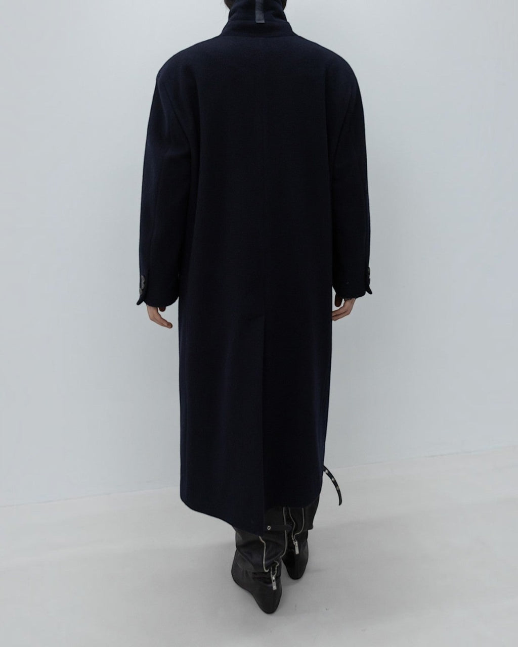 Low Classic - Manteau Col Châle - Marine