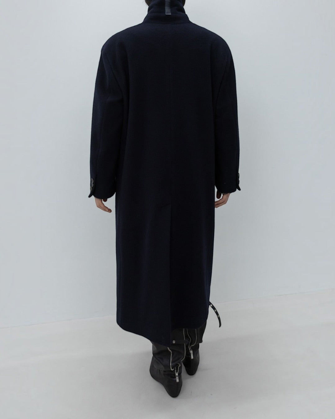 Low Classic - Manteau Col Châle - Marine
