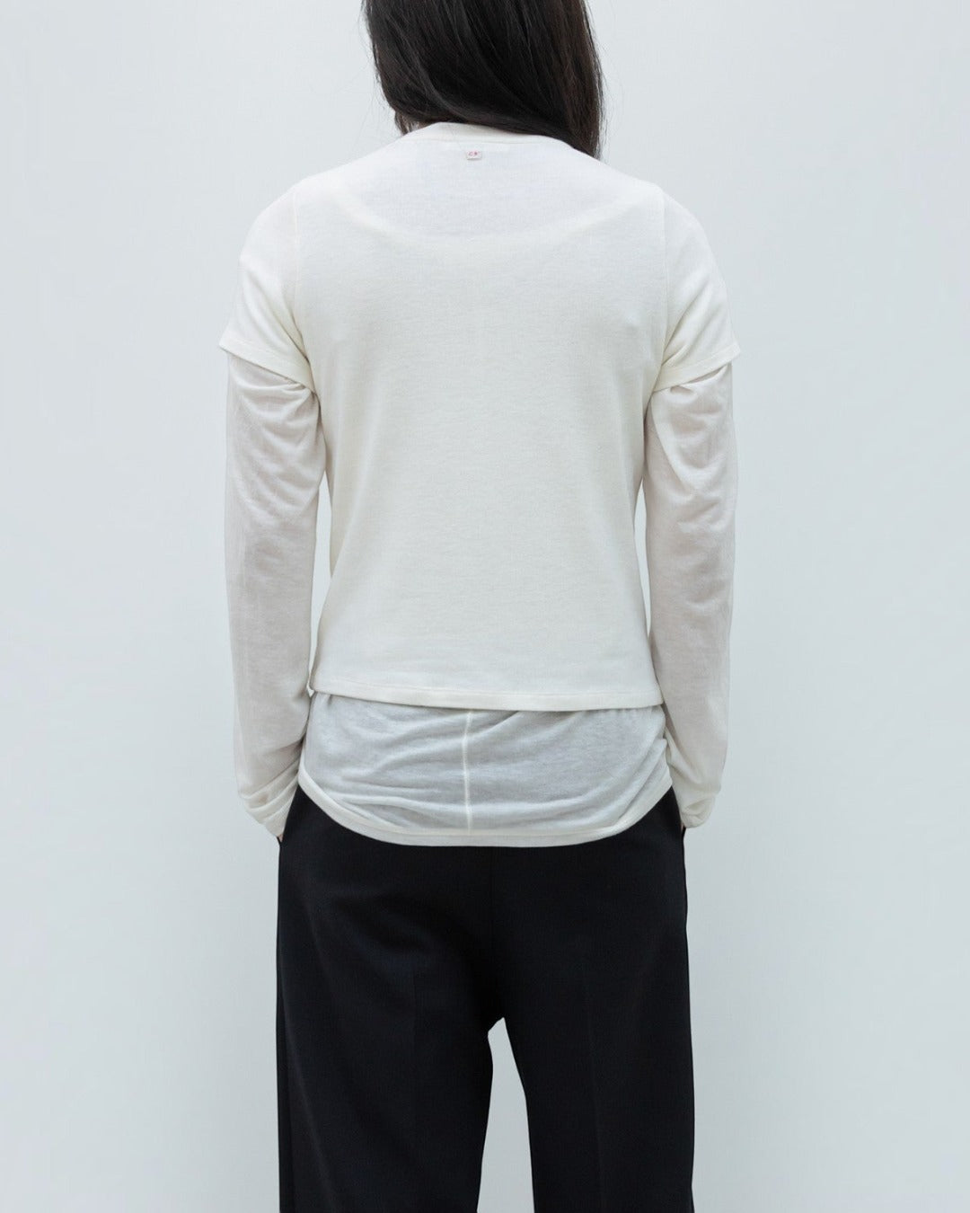 Low Classic - Knitted T-shirt - Ivory