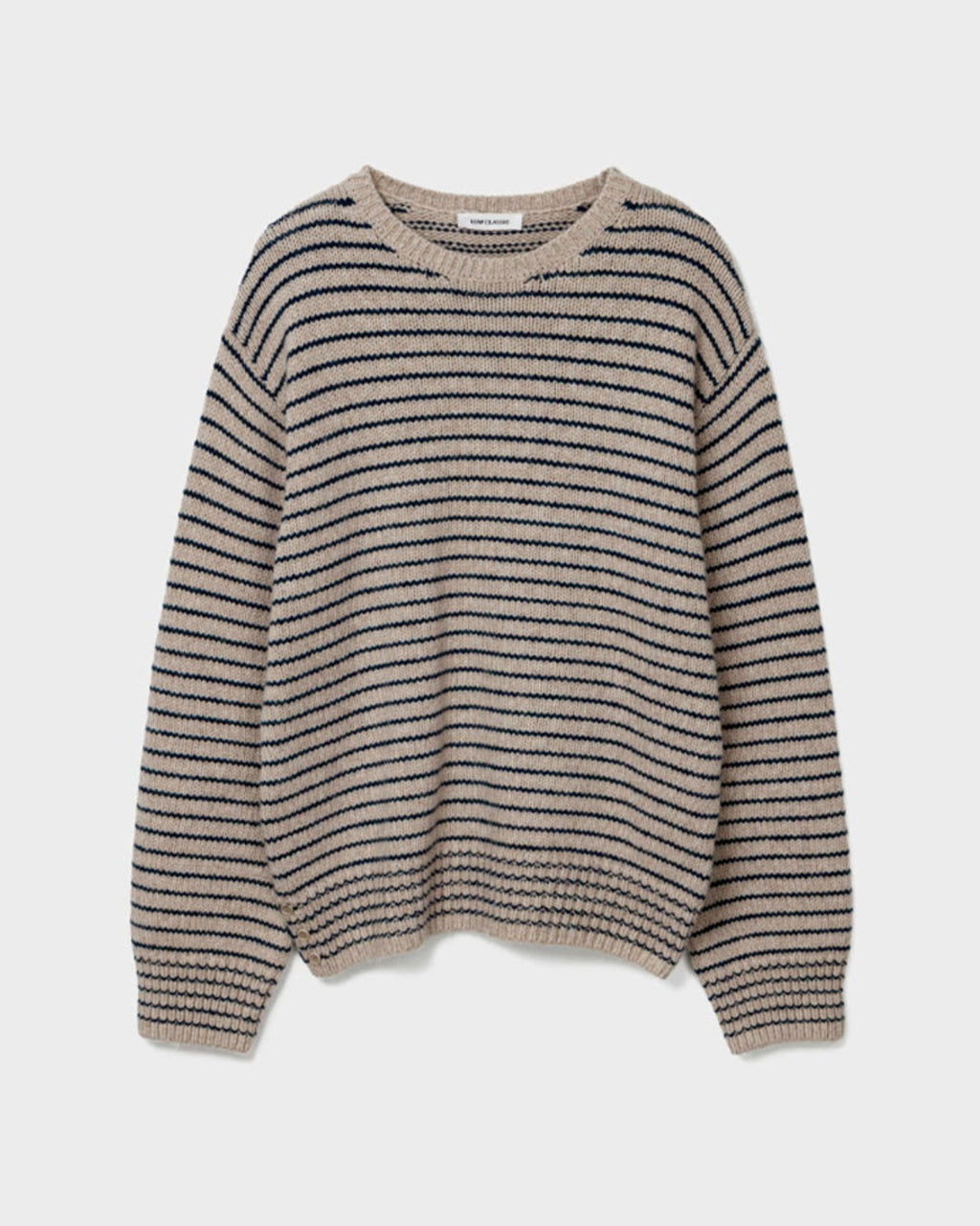 Low Classic - Striped Sweater - Beige