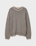 Low Classic - Striped Sweater - Beige