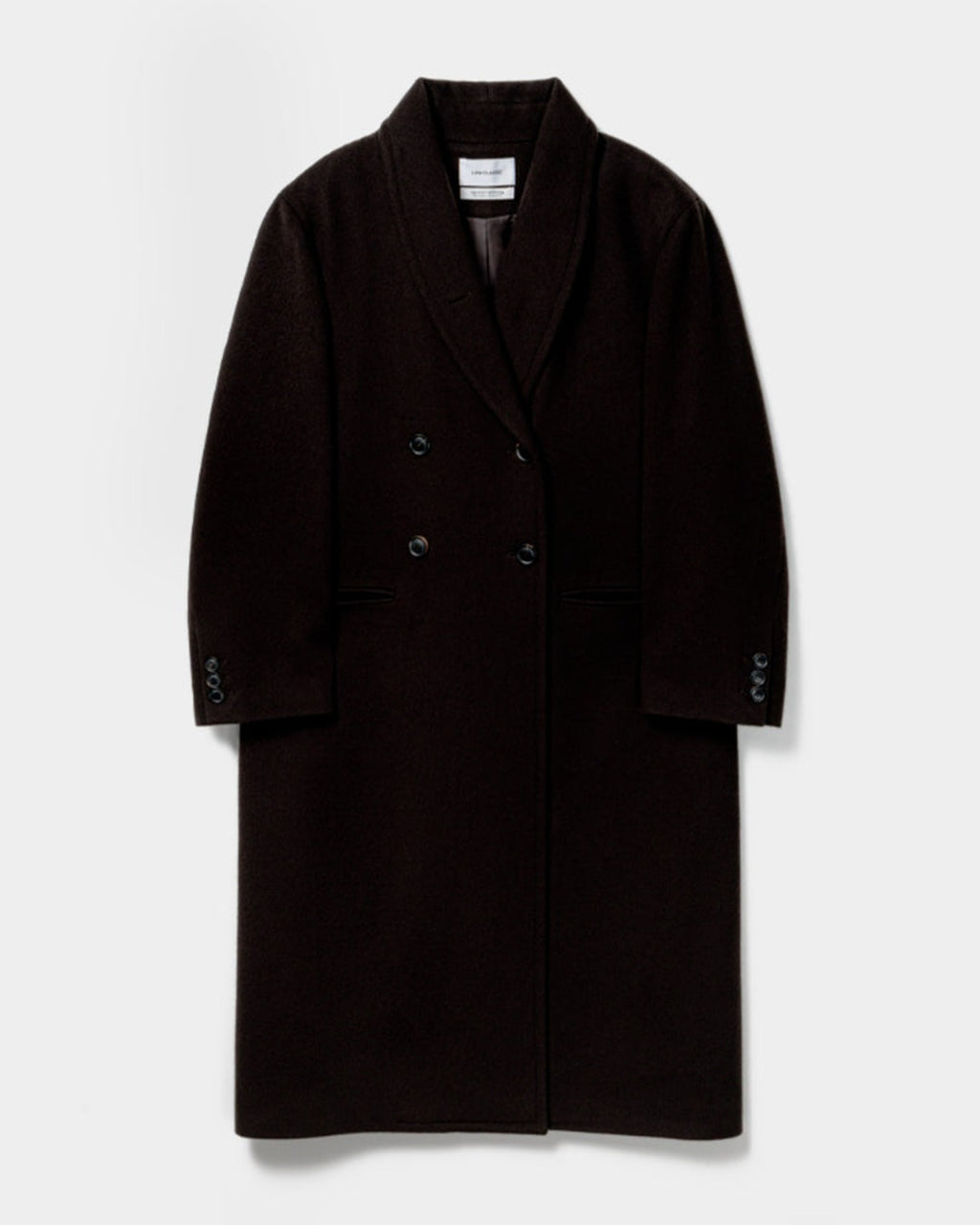 Low Classic - Manteau Col Châle - Marron