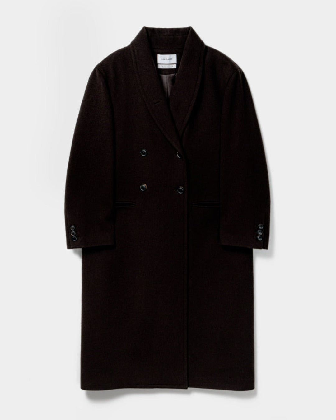 Low Classic - Shawl Collar Coat - Brown