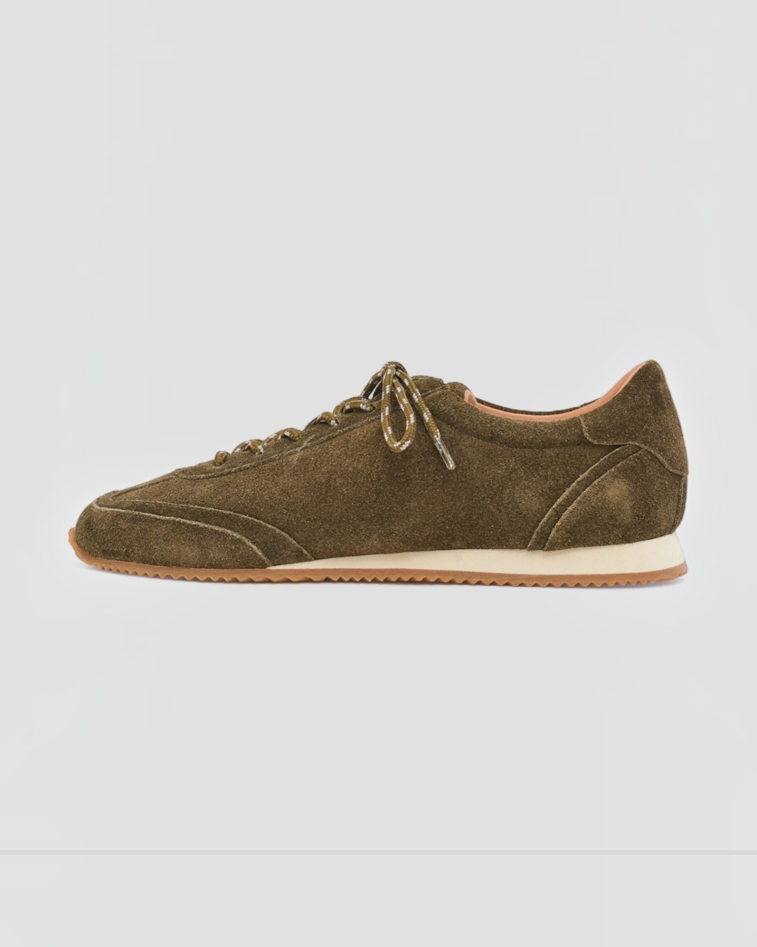 Gerard Darel - Sneakers En Cuir Velours Mady - Kaki