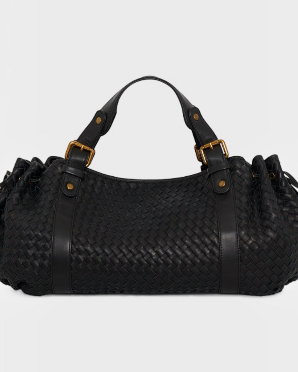 Gerard Darel - Sac À Main En Cuir Tressé 24H - Noir