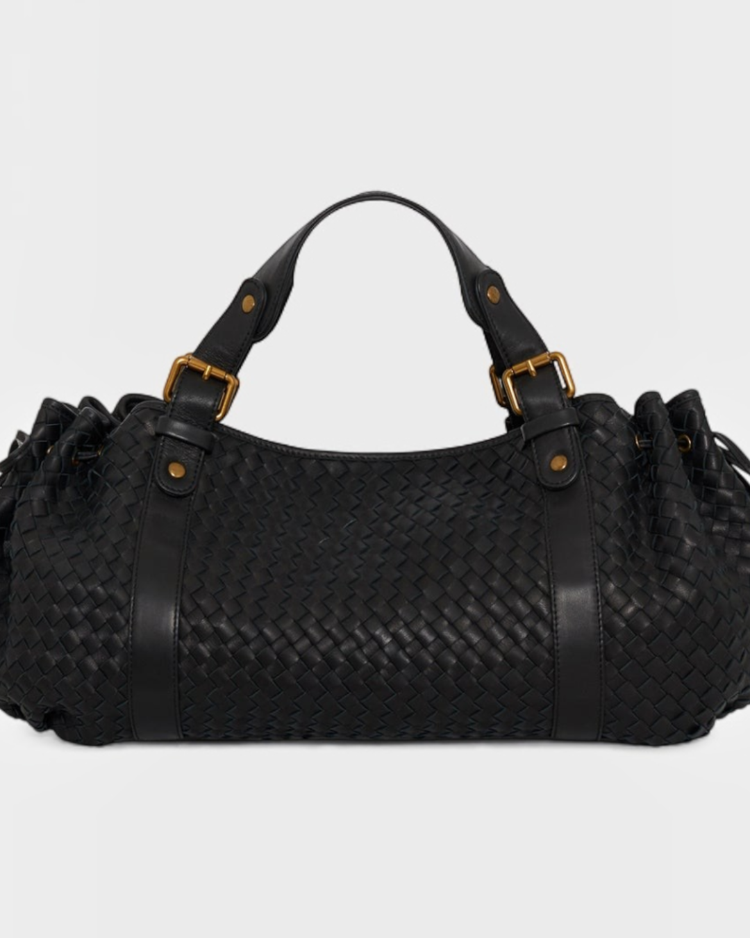 Gerard Darel - Sac À Main En Cuir Tressé 24H - Noir