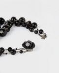 Gerard Darel - Jackie Double Glass Bead Necklace - Black