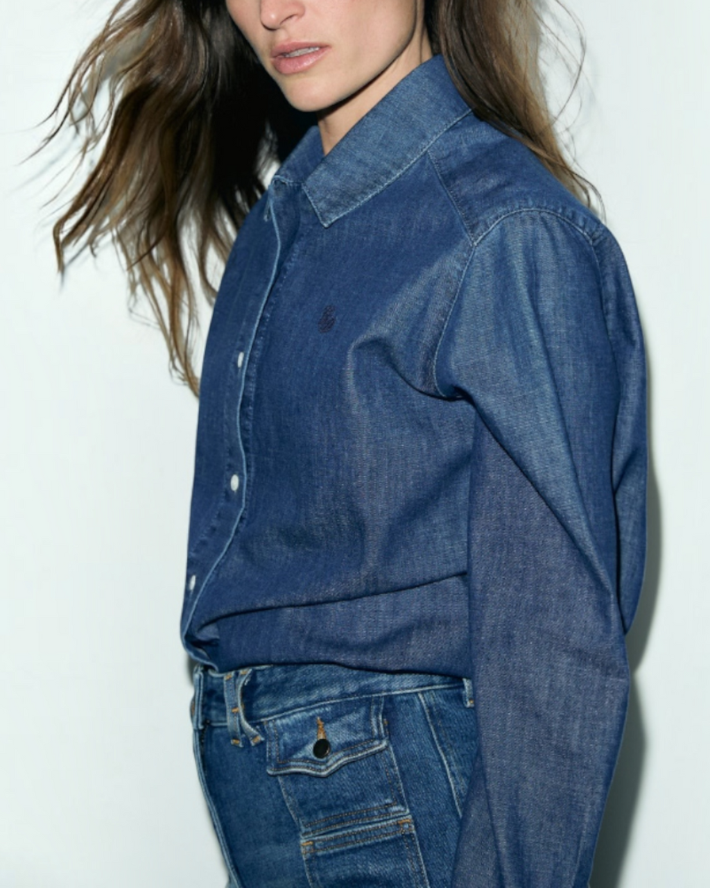 Gerard Darel - Lucy Denim Shirt - Blue