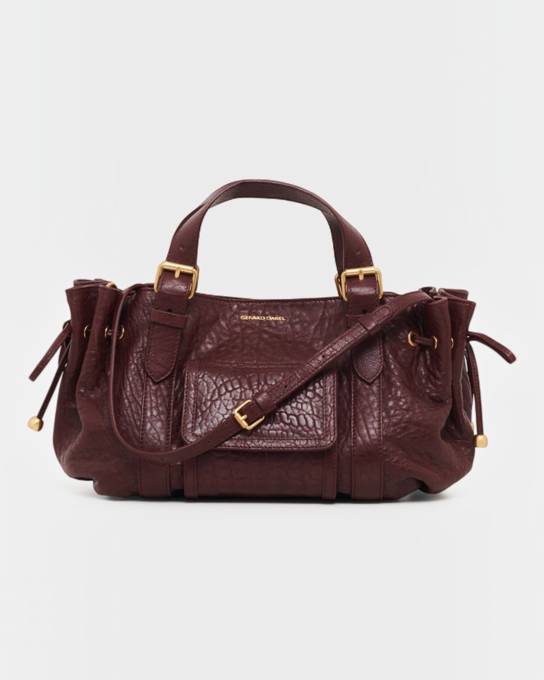 Gerard Darel - Sac À Main En Cuir Bubble 18H - Bordeaux