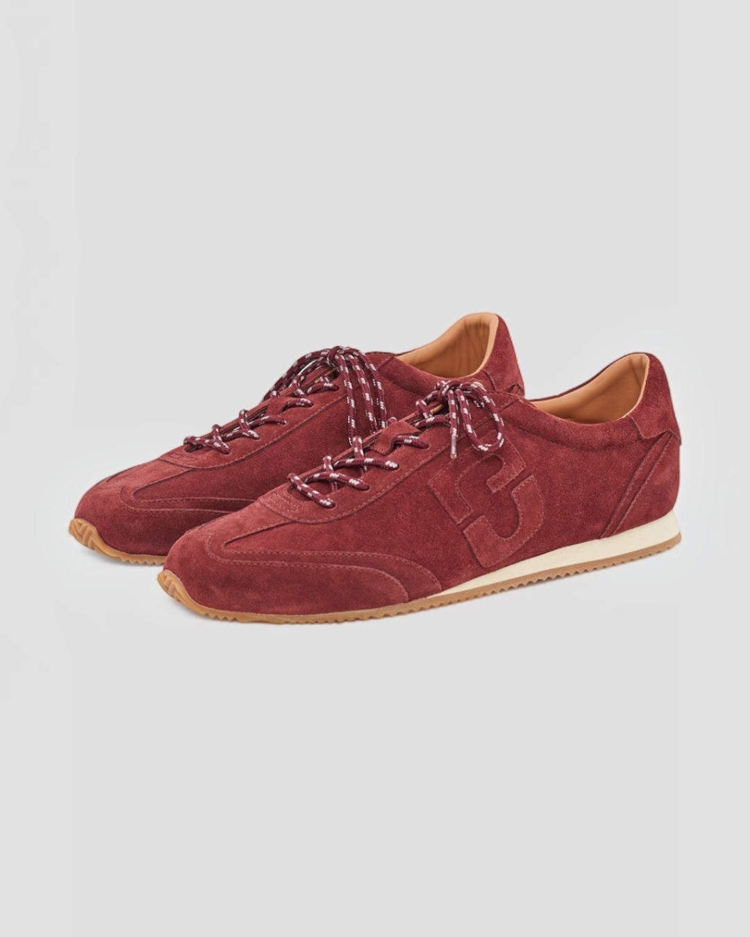 Gerard Darel - Mady Suede Leather Sneakers - Burgundy
