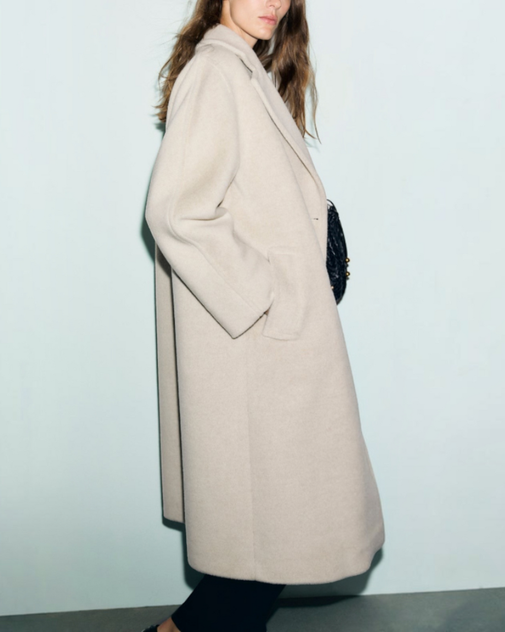 Gerard Darel - Alan Long Double Breasted Wool And Alpaca Coat - Beige