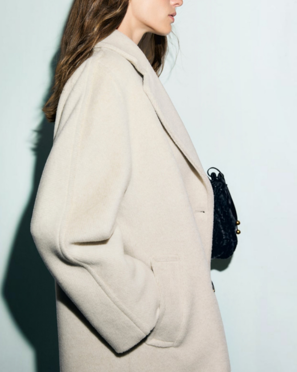 Gerard Darel - Alan Long Double Breasted Wool And Alpaca Coat - Beige