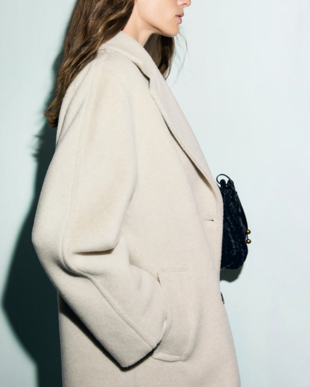 Gerard Darel - Alan Long Double Breasted Wool And Alpaca Coat - Beige