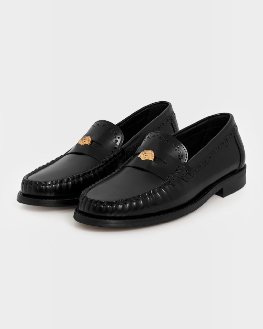 Gerard Darel - Mocassins En Cuir Glacé Augustine - Noir