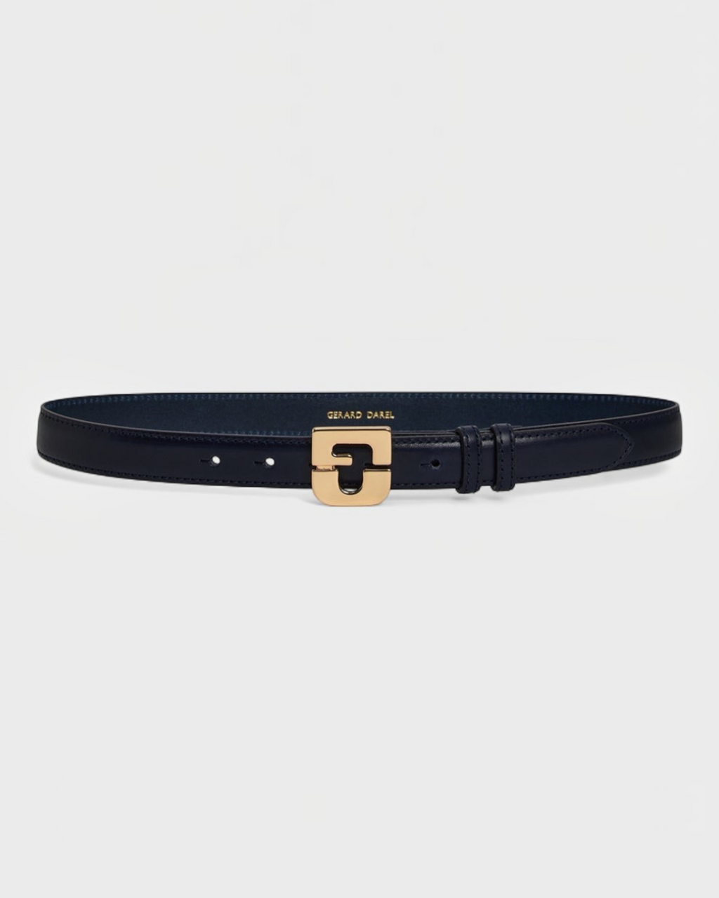 Gerard Darel - Le Lauren Signature Leather Belt - Navy