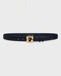 Gerard Darel - Le Lauren Signature Leather Belt - Navy