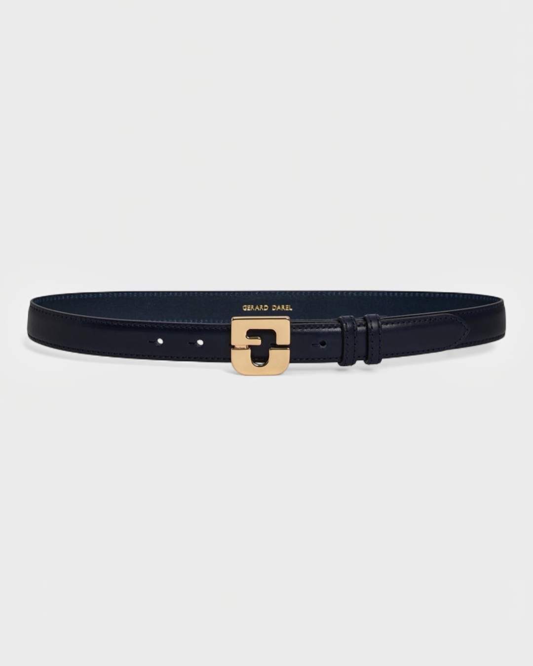 Gerard Darel - Ceinture Signature En Cuir Le Lauren - Marine