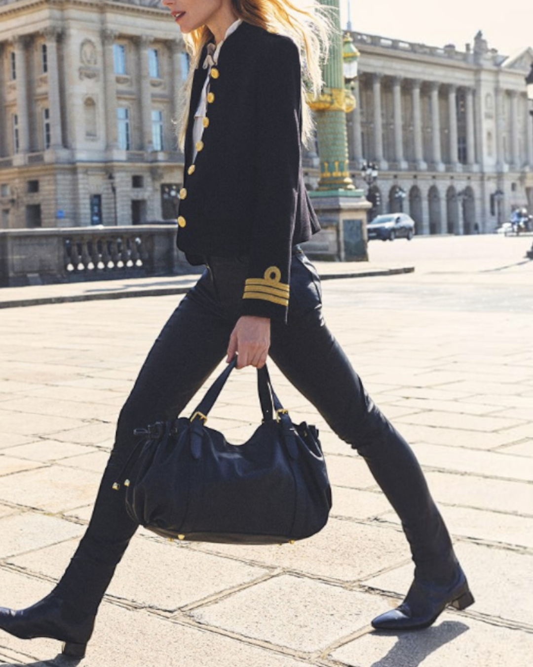 Gerard Darel - Veste Courte Militaire Joslyn - Noir