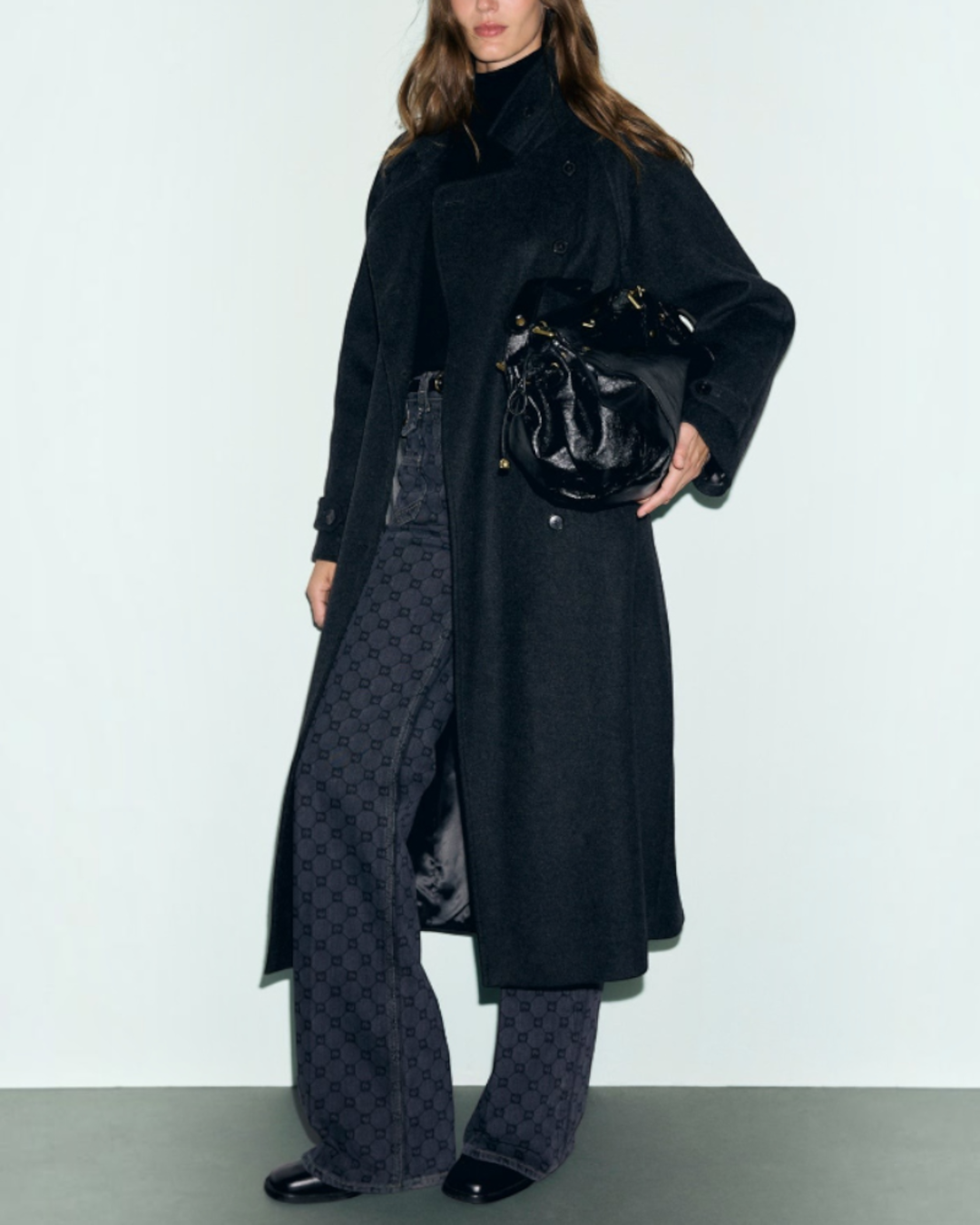 Gerard Darel - Vera Wool Blend Trench Coat - Grey