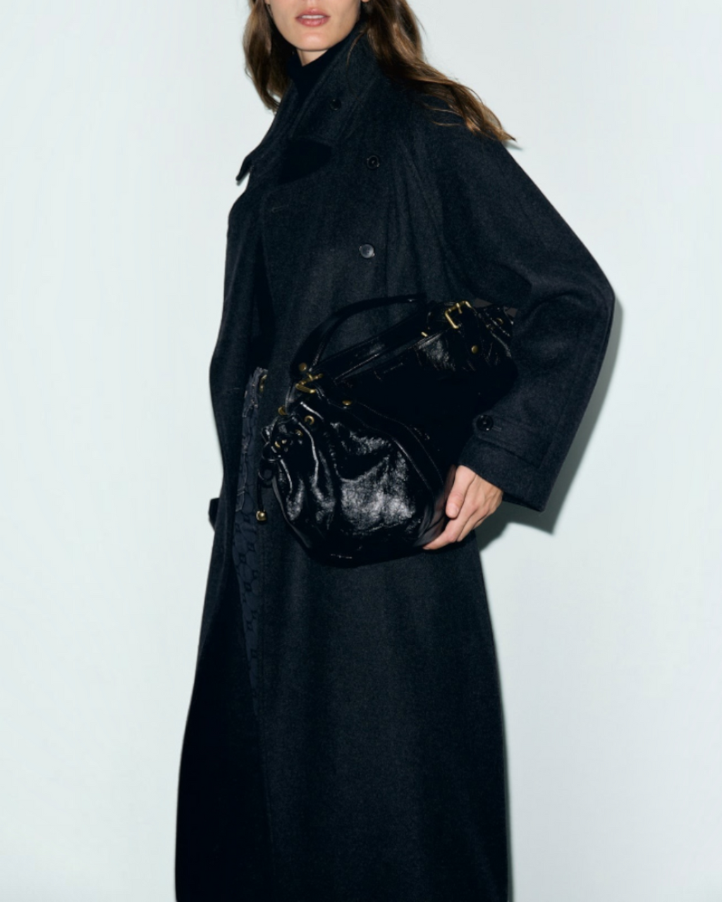 Gerard Darel - Vera Wool Blend Trench Coat - Grey