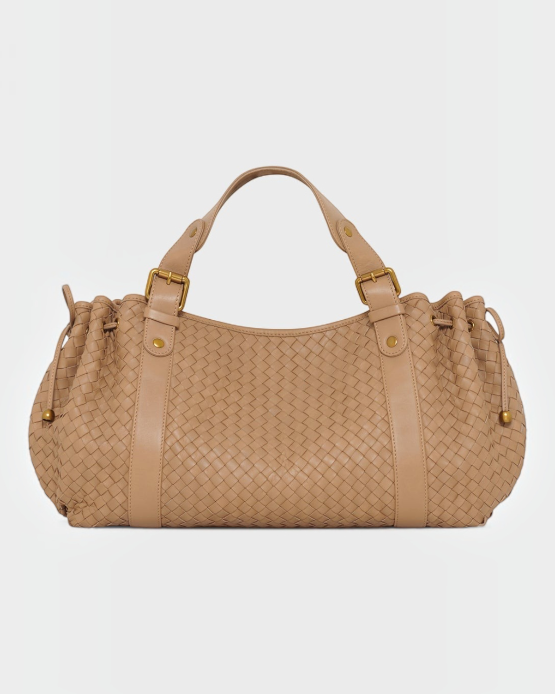 Gerard Darel - Sac À Main En Cuir Tressé 24H - Caramel
