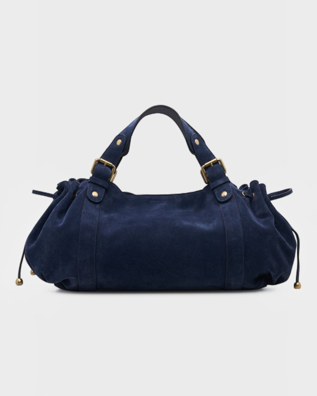 Gerard Darel - Sac À Main En Cuir Velours 24H Folk - Encre